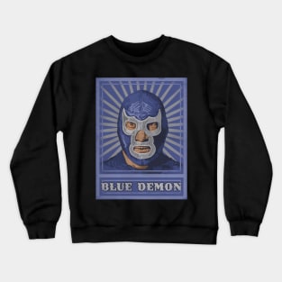 Blue Demon Poster Crewneck Sweatshirt